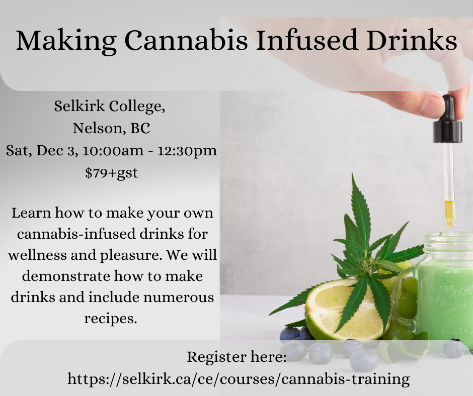 infused drinks class nelson bc