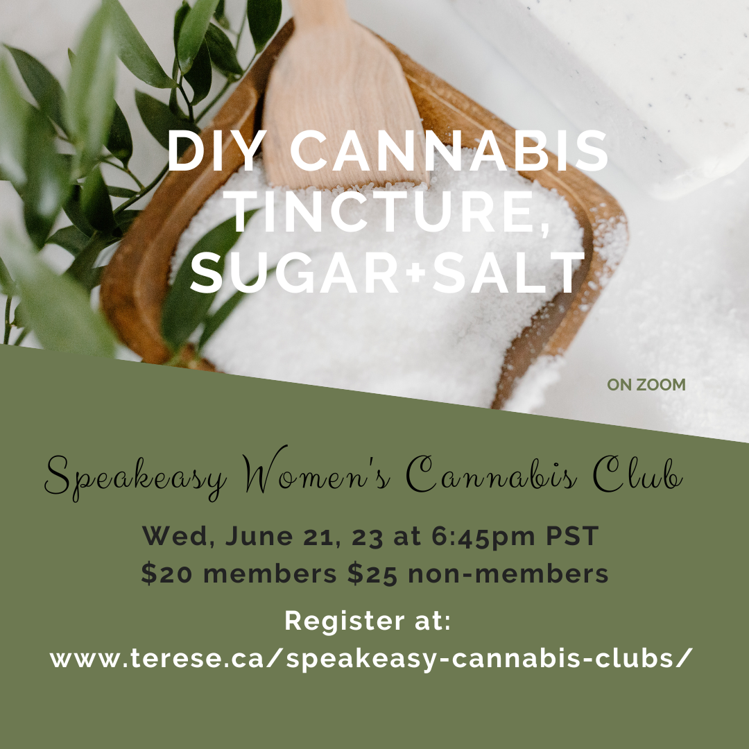 DIY Cannabis tinctures class at Speakeasy Womens Cannabis Club