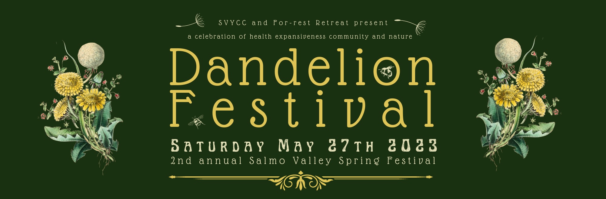 dandelion festival salmo bc may 27 2023